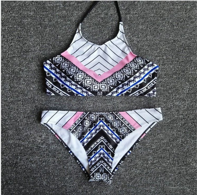 Cheky - Sexy New Bikini Ladies Printed Swimsuit Bikini