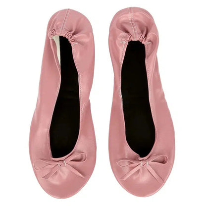 Cheky - Women Shoes Flats Portable Fold Up Ballerina