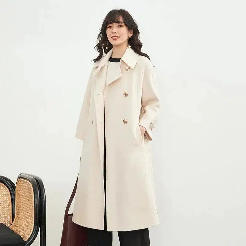 Cheky - Double-faced cashmere overcoat