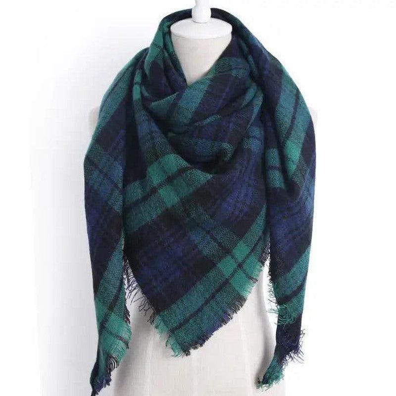 Cheky - European And American Triangle Cashmere Women's Winter Scarf Shawl