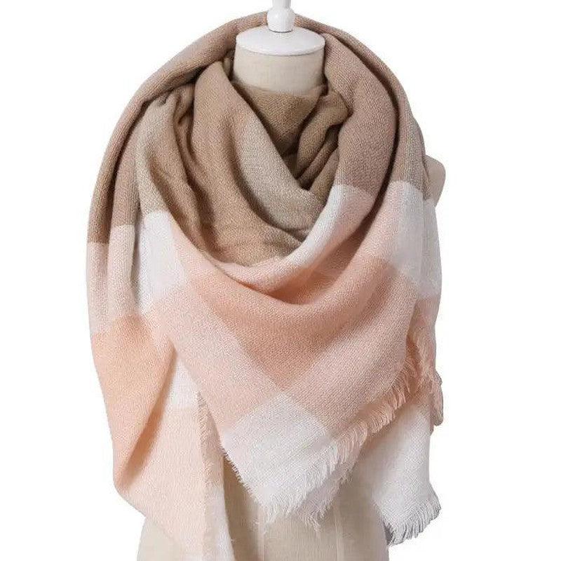 Cheky - European And American Triangle Cashmere Women's Winter Scarf Shawl