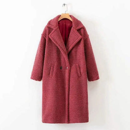 Cheky - Street style lamb wool coat