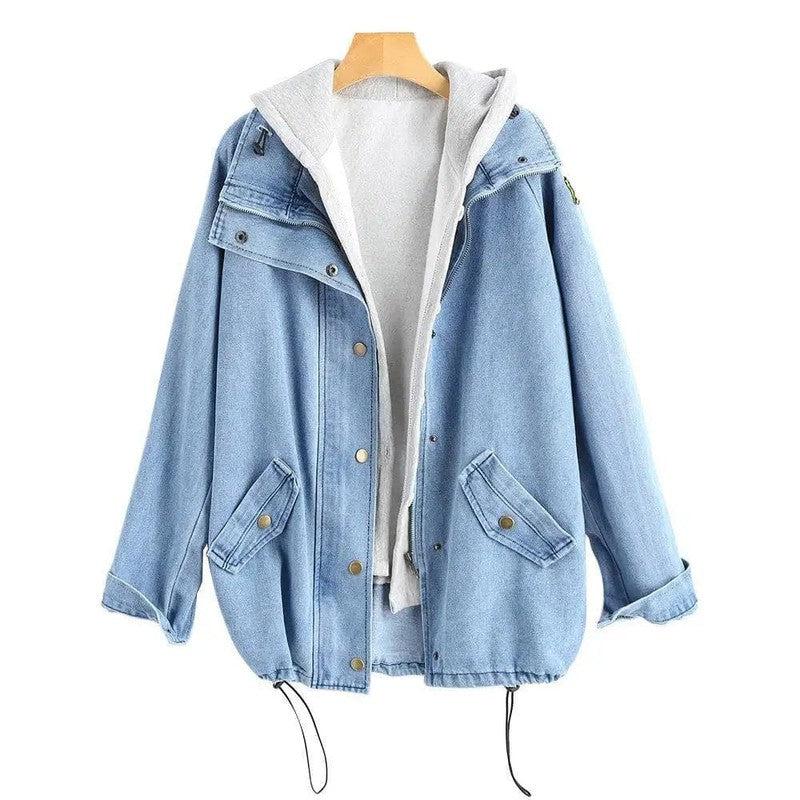 Cheky - Two-piece denim hooded jacket