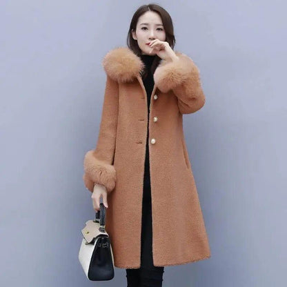 Cheky - Sheep shearling coat