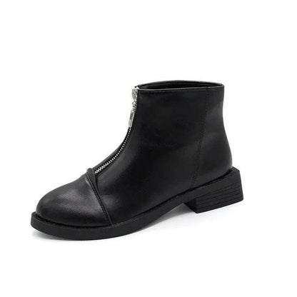 Cheky - Short tube flat bottom Martin boots women