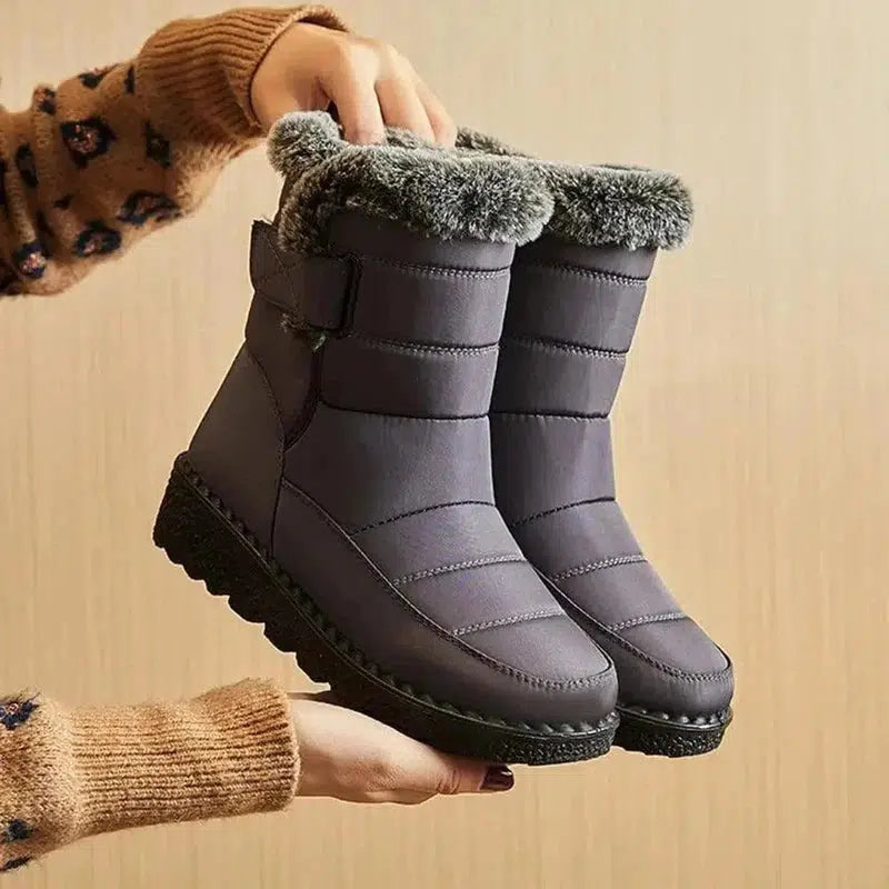 Cheky - Winter Snow Boots Warm Plush Platform Boots Waterproof